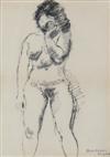 RAPHAEL SOYER Two nude studies.